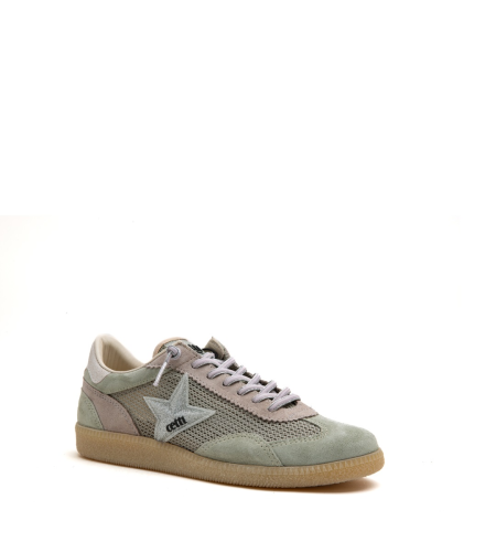 CETTI  ZAPATILLA C1385 REJILLA MICRO WASABI.