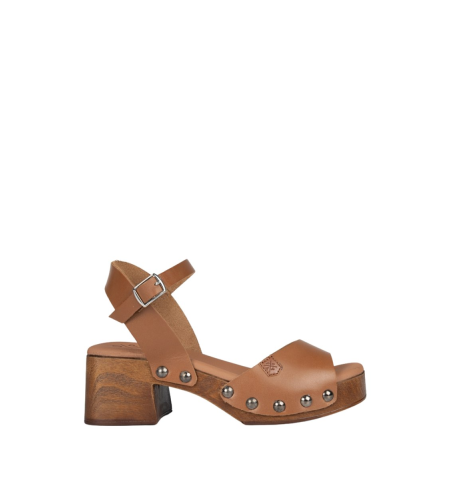 POPABRAND SANDALIA MASTIC VAQUETA CUERO.