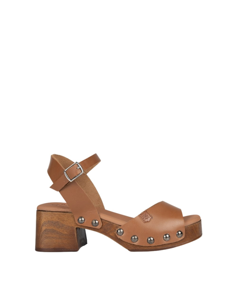 POPABRAND SANDALIA MASTIC VAQUETA CUERO.