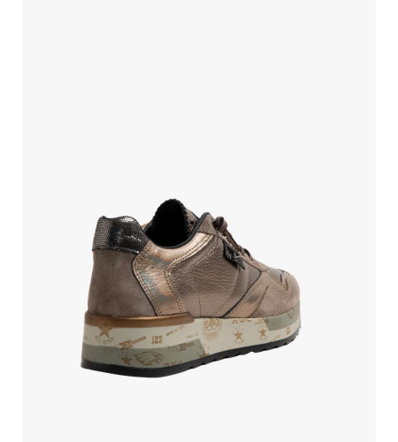 CETTI DEPORTIVAS MUJER C848XL ANTE METAL ACERO.