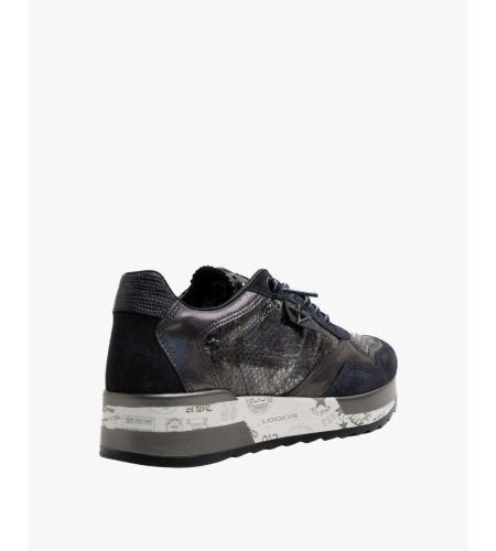 CETTI DEPORTIVAS MUJER C848XL ANTE SNAKE MARINO.