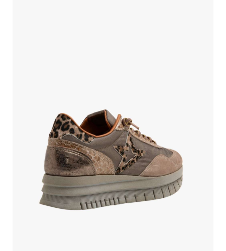 CETTI  ZAPATILLA MUJER C1259XL ANTE METAL DESSERT.