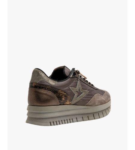 CETTI  ZAPATILLA MUJER C1259XL ANTE METAL OXIDO.