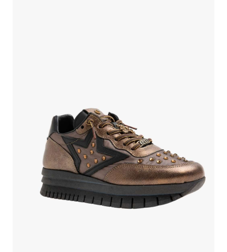 CETTI  ZAPATILLA MUJER C1391 METAL MESH OXIDO.