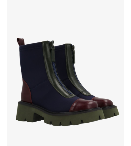 NOA HARMON 10052 BOTIN MULTICOLOR AZUL.