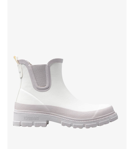 VERBENAS BOTINES MODELO LUA MATE OFF WHITE/GREIG