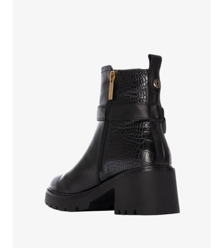 CARMELA 162565 BOTIN PIEL NEGRO.