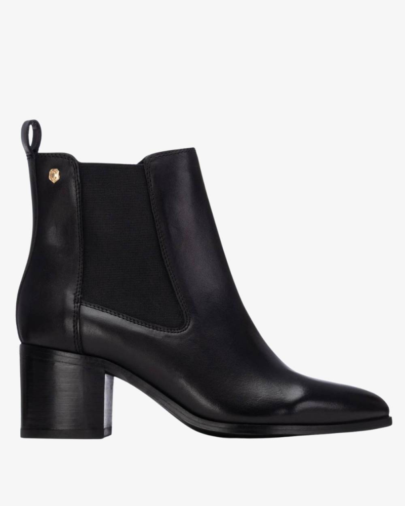 CARMELA 162715 BOTIN PIEL NEGRO.