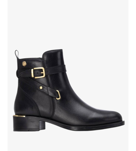 CARMELA 162475 BOTIN PIEL NEGRO.