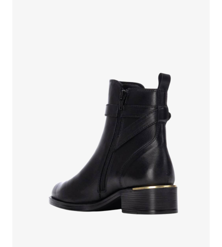 CARMELA 162475 BOTIN PIEL NEGRO.